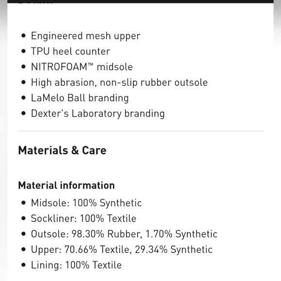 PUMA x LaMelo Ball x Dexter’s Laboratory Collab Kid Shoes 12 C Basketball MB.03 - Picture 13 of 13